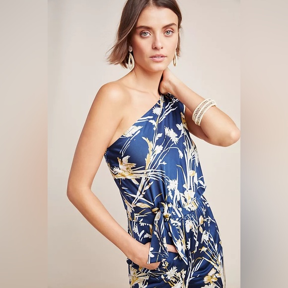 Maeve One-Shoulder Jumpsuit - Picture 3 of 12